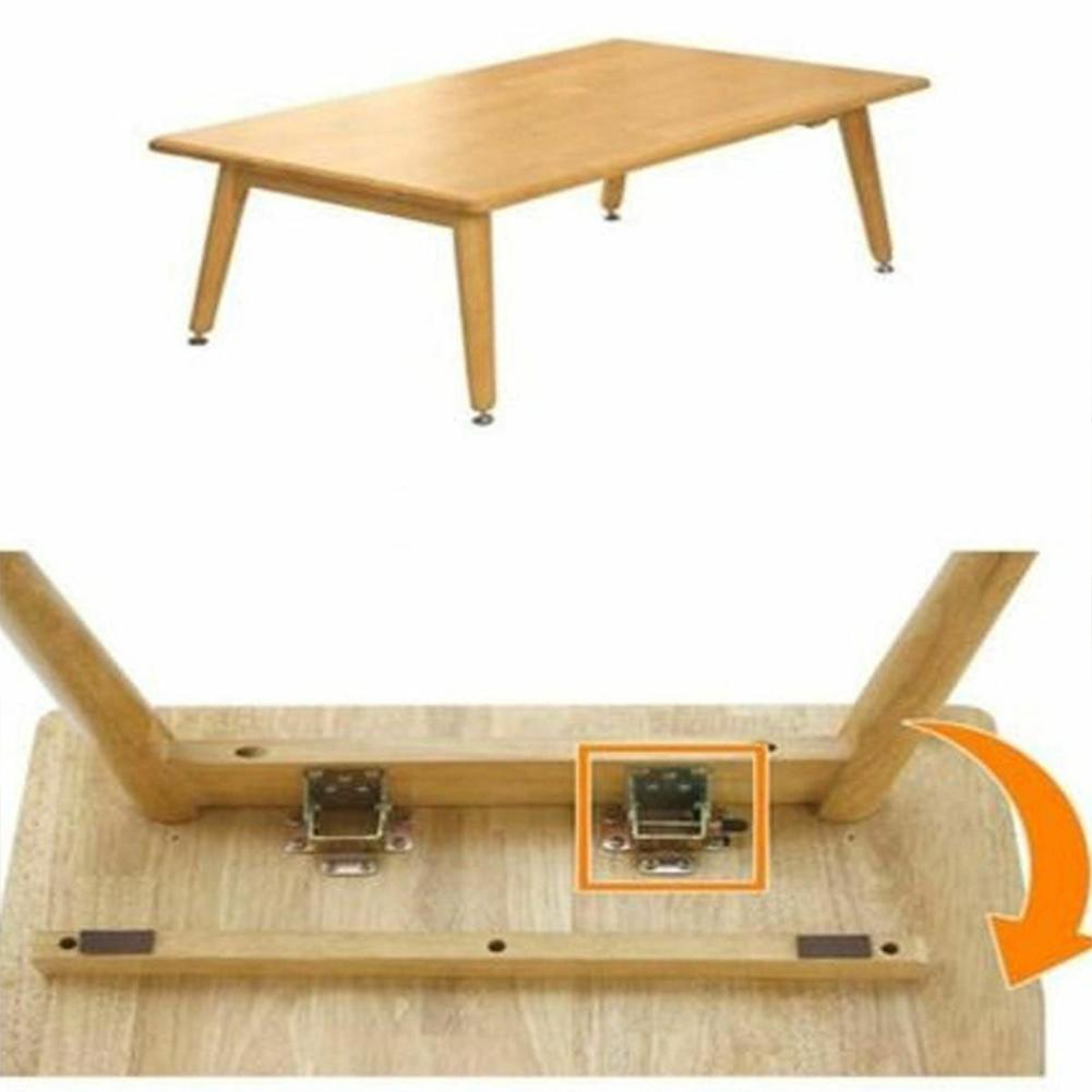 Charnière de Table pliante, accessoires de pliage de pieds de Table, support de pliage de pied de Table basse, charnière en fer à verrouillage automatique, quincaillerie de meubles