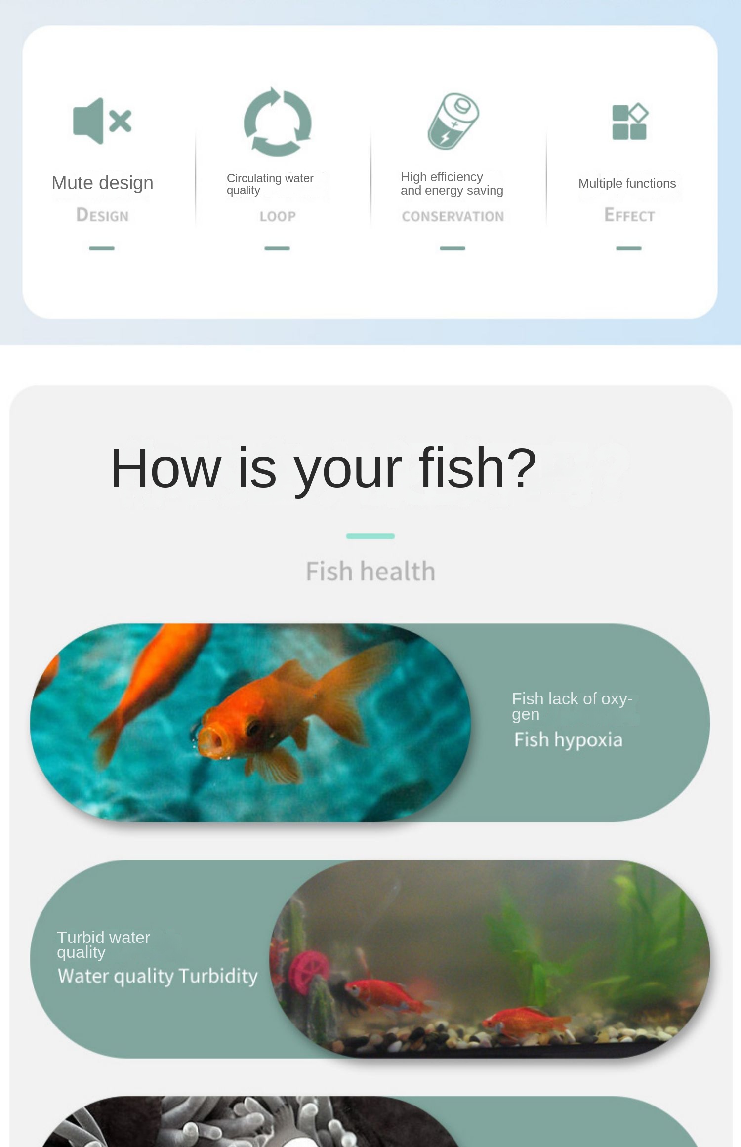 Filtro SUNSUN 3 en 1 para acuario, filtro de tanque de peces, Mini filtro de tanque de peces, purificador de agua sumergible de oxígeno para acuario