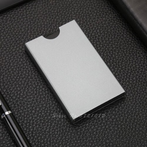 Casual Slim Pull UP Credit ID Card Holder Cards Case Thin Cardholder for Men Women: grey