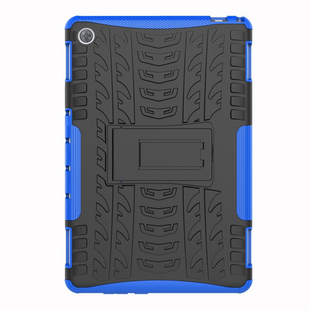 Custodia per Huawei MediaPad M5 Lite 10.1 cover 10.1 pollici BAH2-W19 BAH2-W09 TPU Tablet PC custodia Armore per M5 lite 10 coque: Blu