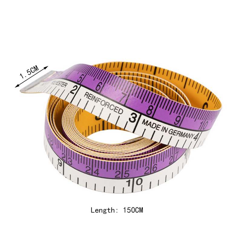 1.5M Sewing Ruler Meter Sewing Measuring Tape Body Measuring Ruler Sewing Tailor Tape Measure Soft Black: army green