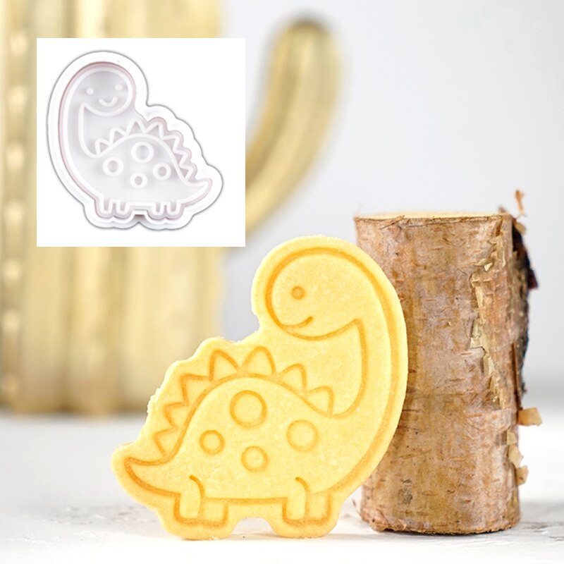 Dinosaurie kakform för att baka dinosaurie formar fondant kakor fräsar för pepparkakor dino former för kakor tårta verktyg