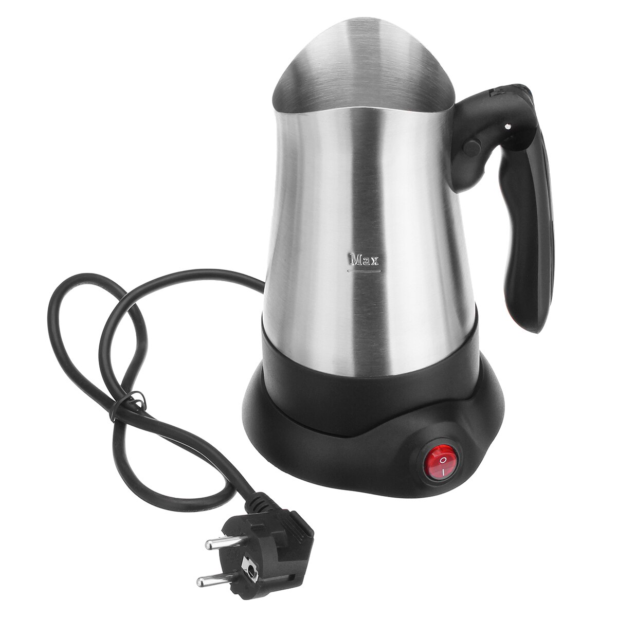 270ml Stainless Steel 800W Electric Espresso Moka Coffee Maker Machine Portable Electric Coffee Tea Pot with Folding Handle