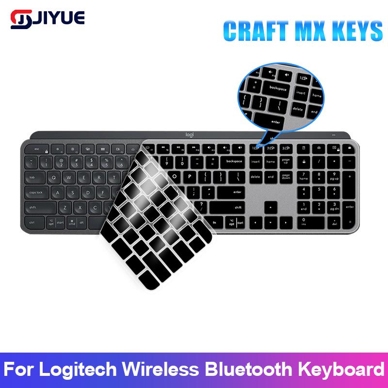 Tastaturabdeckung für Logitech Craft Mx Keys, kabellose Bluetooth-Tastatur, weiche Silikonfolie, schlanke, dünne Schutzhülle, transparent