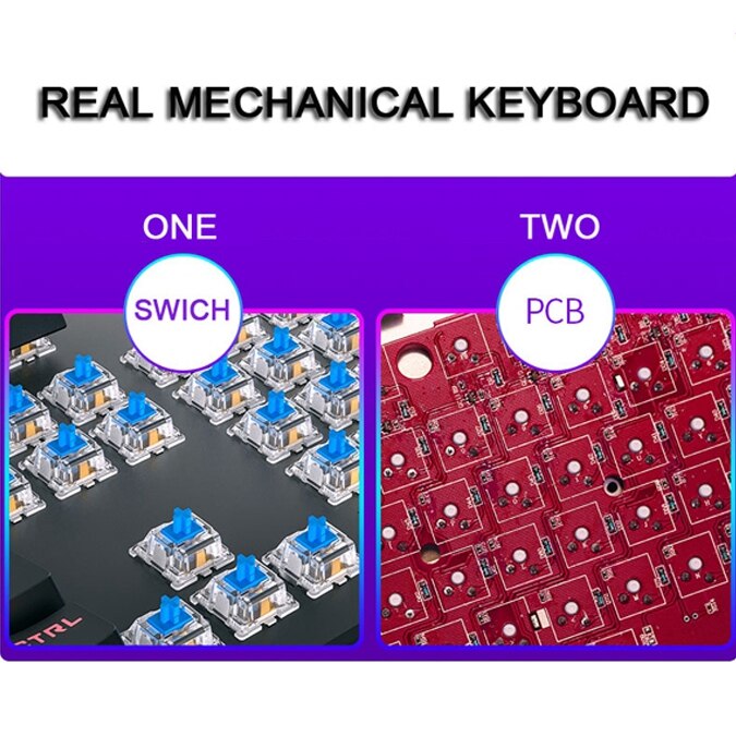 Game USB Mechanical Keyboard Competition Mouse Headset Three Sets of a Station to Buy!