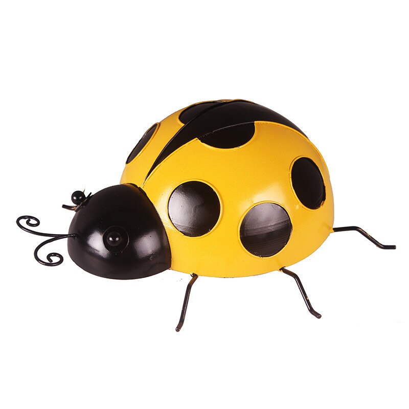 Garden Home Decor Water Rust Resistant Backyard Beetle Decoration Crafts 1pcs Metal Beetle Animal For Garden Art Outdoor: B
