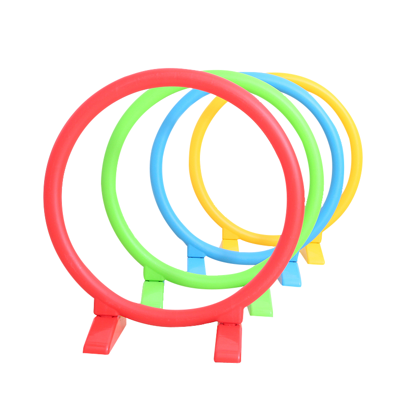 Happymaty Bambino Hurdle Scuola Materna Cerchio di Plastica Giocattolo Trapano Foro Porta Ad Arco Attività All'aperto Attrezzature Sportive Giocattoli per I Bambini zd02
