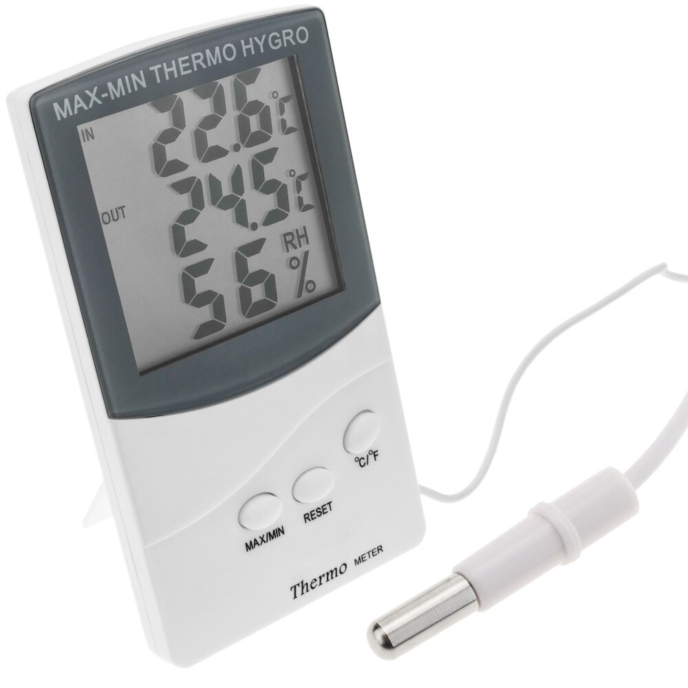 Bematik-Thermometer En Hygrometer Met Externe Dubbele Interne Sensor DW-0210