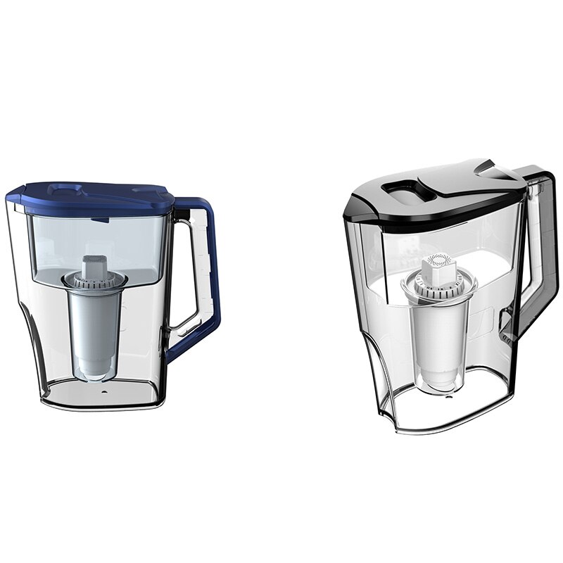 2.5l vannholdige vannrensere alkaliske filter vannkokere kjøkken vannrensingsfilter (med filter)