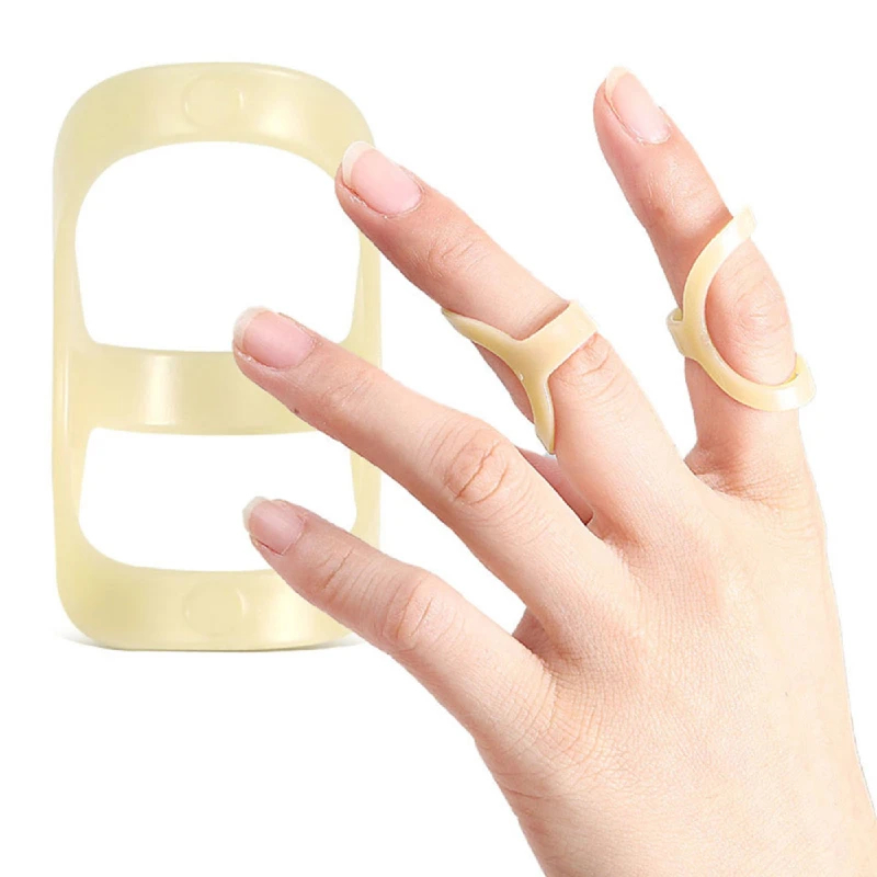 5 Stuks Wasbare Vinger Stabilisator Anti-Vervorming Beschermen Hand Handige Vinger Stabilisator Brace Ovale Trigger Vinger Spalk