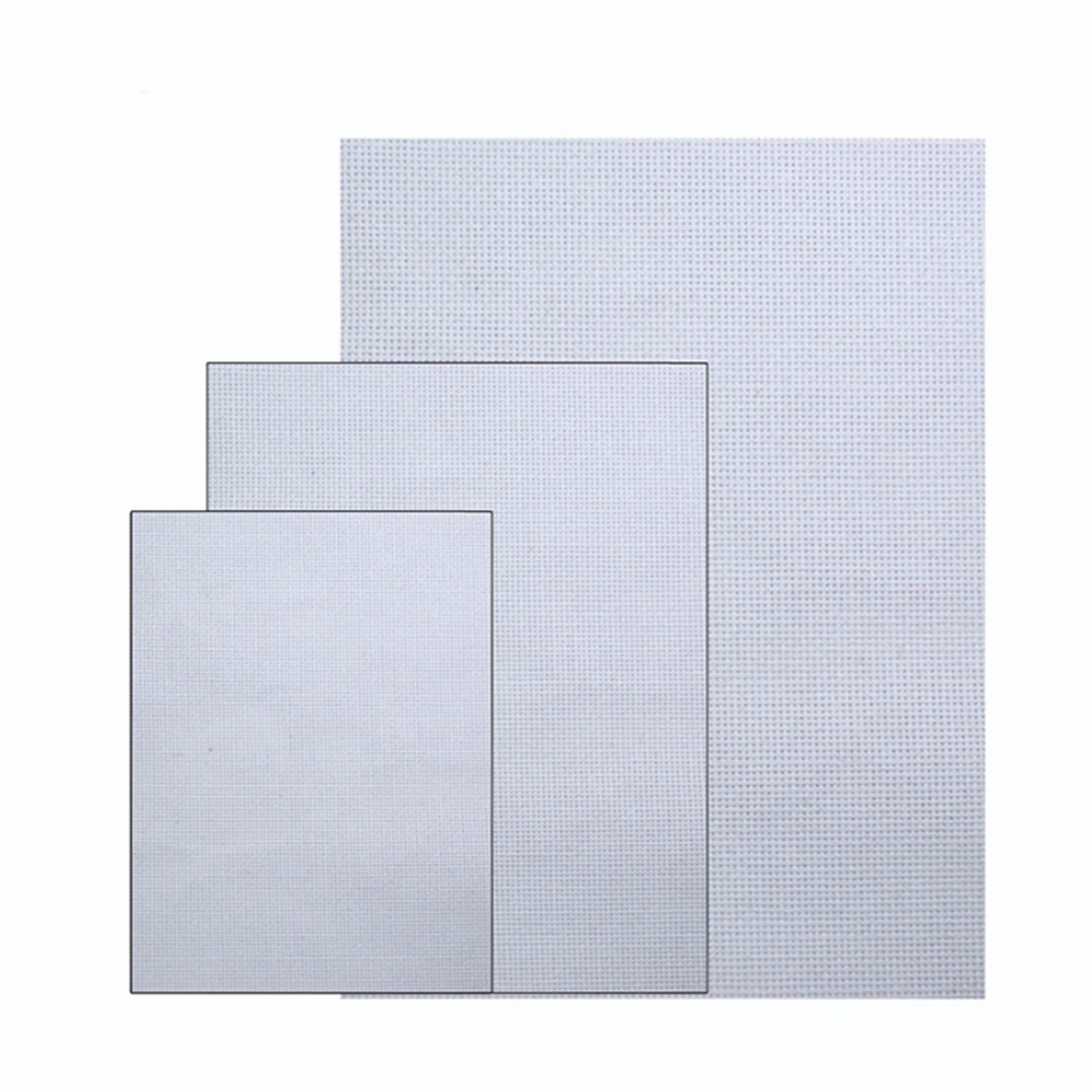 4 Size Aida Cloth 11CT embroidery canvas cross stitch of white color Embroidery Cross-stitch fabric Cotton Fabric