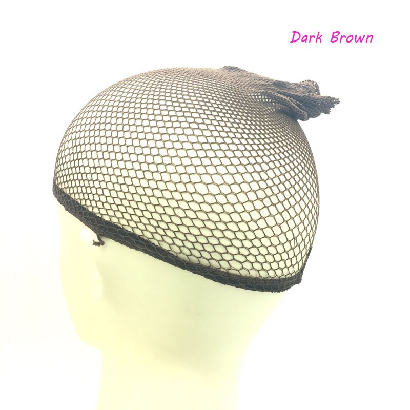Stretchable Mesh Wig Cap Two Open Mesh Weaving Black Blonde Wig Hair Net Making Caps Hairnets 10PCS/Lot