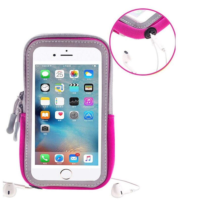 Vernee Marte pro sport Braccio Cassa Del Supporto Del Telefono Del Sacchetto Del Raccoglitore Da jogging Corsa e jogging fascia Da Braccio per Vernee M3 M5 M6 Cerniera Impermeabile sacchetto