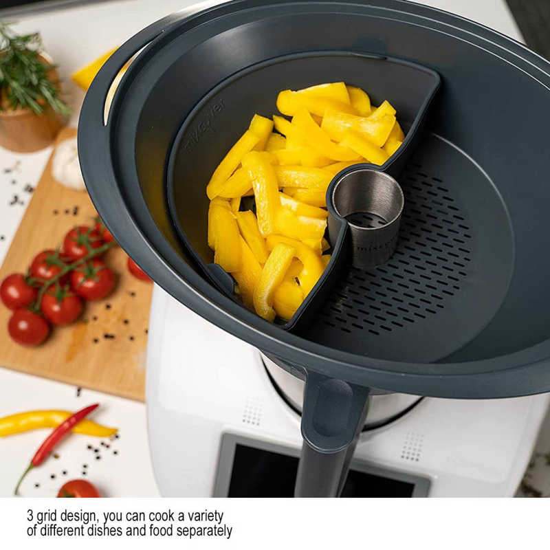Koken Tool Koken Kamer Divider Non-Stick Siliconen 304 Roestvrij Staal Voor Vorwerk Thermomix TM5 TM6 M31 Kichen Accessoires
