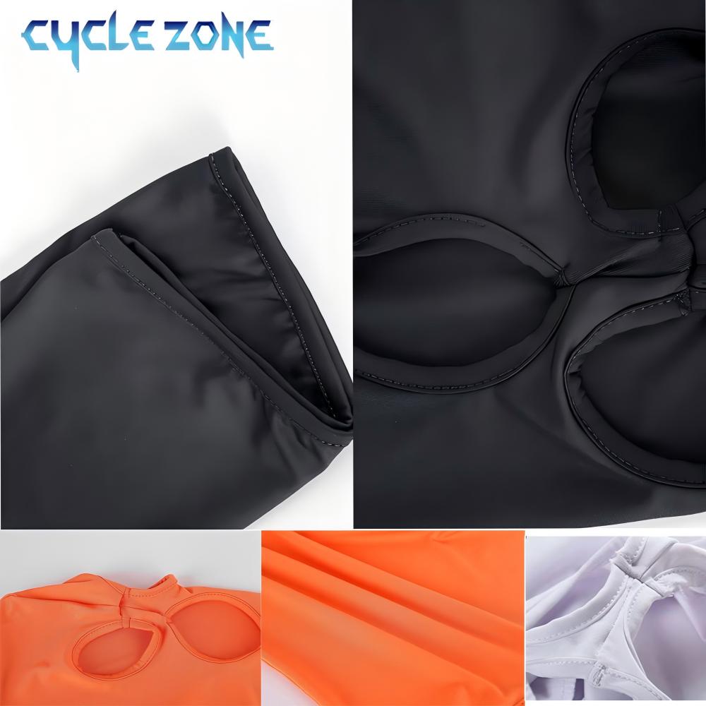 Masque facial de moto de cyclisme, couvre-chef respirant à 3 trous, masque d'équitation, coupe-vent, Protection solaire anti-poussière, masque de Protection Ultra UV