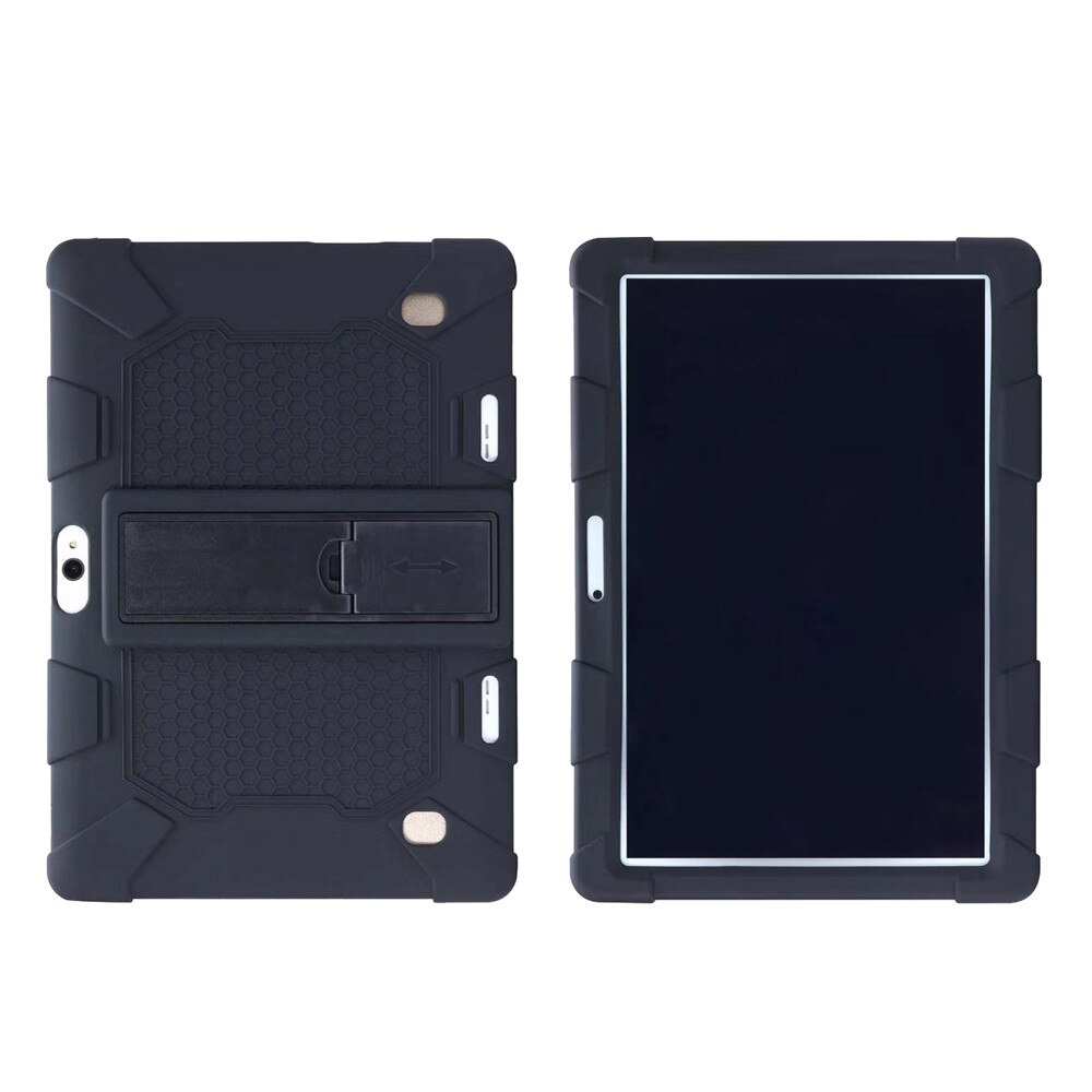 Siliconen hoesje voor beesitto  k102 k105 10.1 inch tablet: Zwart