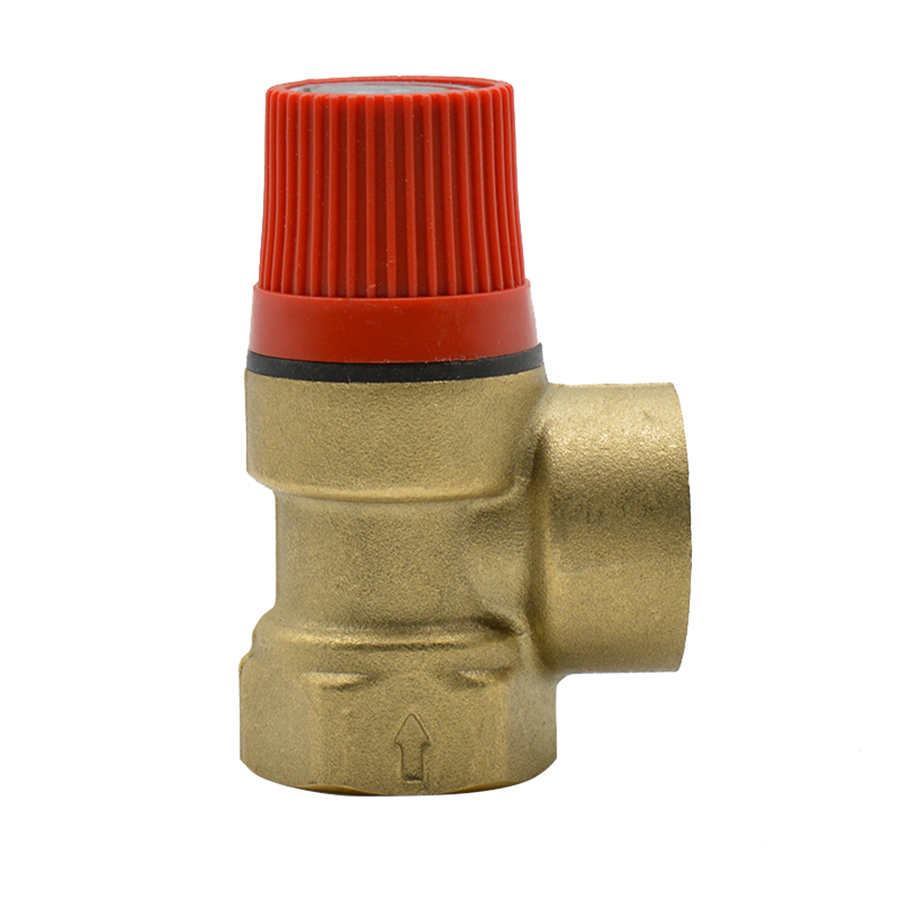 Brass Safety Valve Drain Relief Switch For Solar Water Heater 1/2" 3/4" Female x Female/Female x male Brass Safety Valve