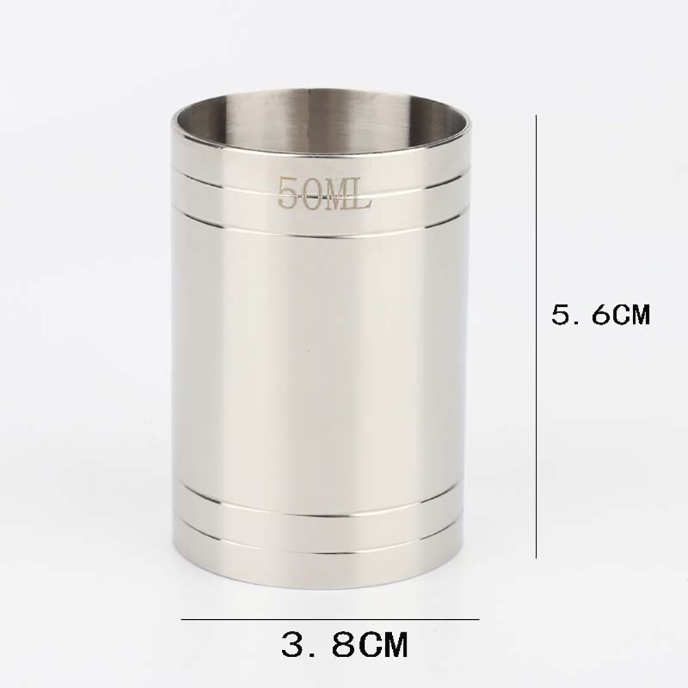 Wine Measures Bar stainless steel Jigger Spirit Shot Measure Cup Measure Cup Wine Measure Cups for Bars Making Mixed Drinks