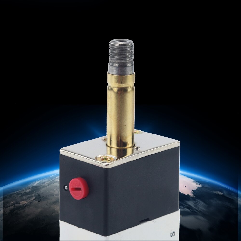 12/24 V DC 110/220 V AC Multi Option 4V210-08 Pneumatischer Magnetventilblock mit Schalldämpfer-Fitting-Basisverteiler 2/3/4/6 Wege