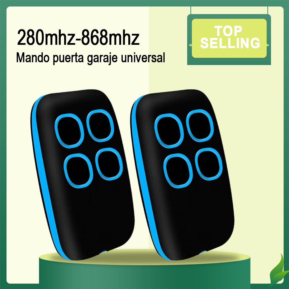 Garagentor-Fernbedienung Multi-Frequenz 433MHz 287MHz-868MHz Klon-Duplikator Zugang Türöffner Handsender: Rot