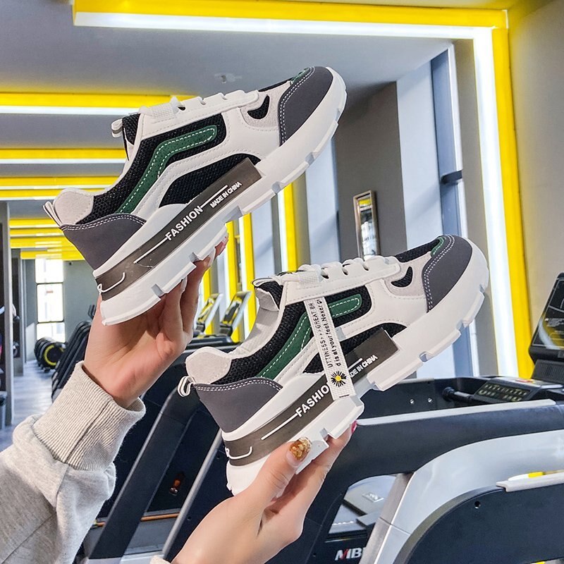 Women Chunky Sneakers Platform Shoes Female Casual Thick Sole Ladies walking Trainers