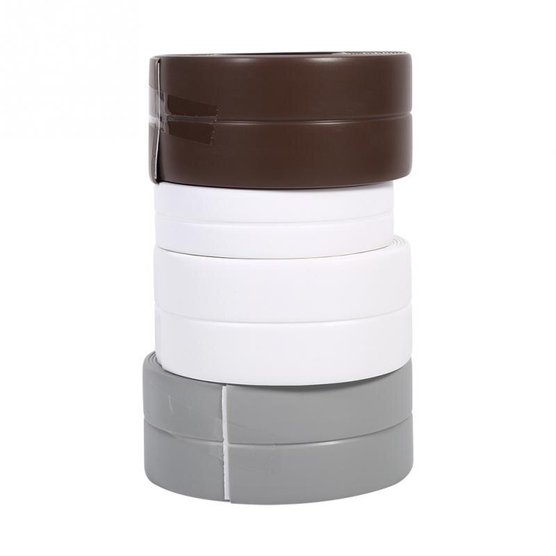3.2M Zelfklevende Bad En Muur Afdichtstrip Wasbak Edge Trim Keuken Waterdichte Olie-proof Flexibele PVC afdichtstrip