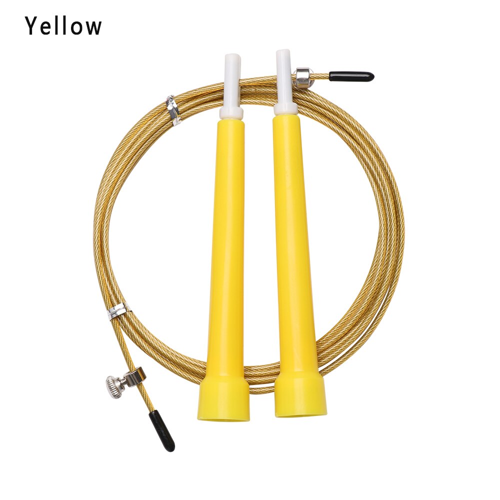 1PC ABS Handle Adjustable Steel Wire Jump Ropes Aerobic Exercise Lose Weight Skiping Rope Body Building Fitness Accessories