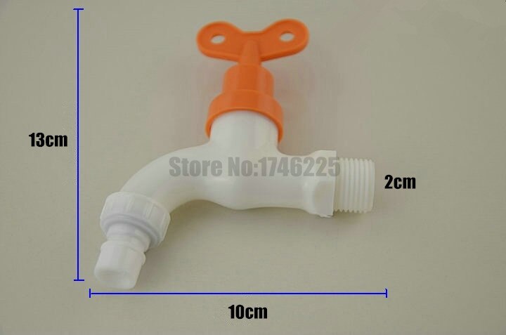2pcs/lot 1/2" 3/4"PPR Fast On Faucet Bibcock Plastic Faucet Plastic Tap Kitchen Faucet Washing Machine Tap bathroom