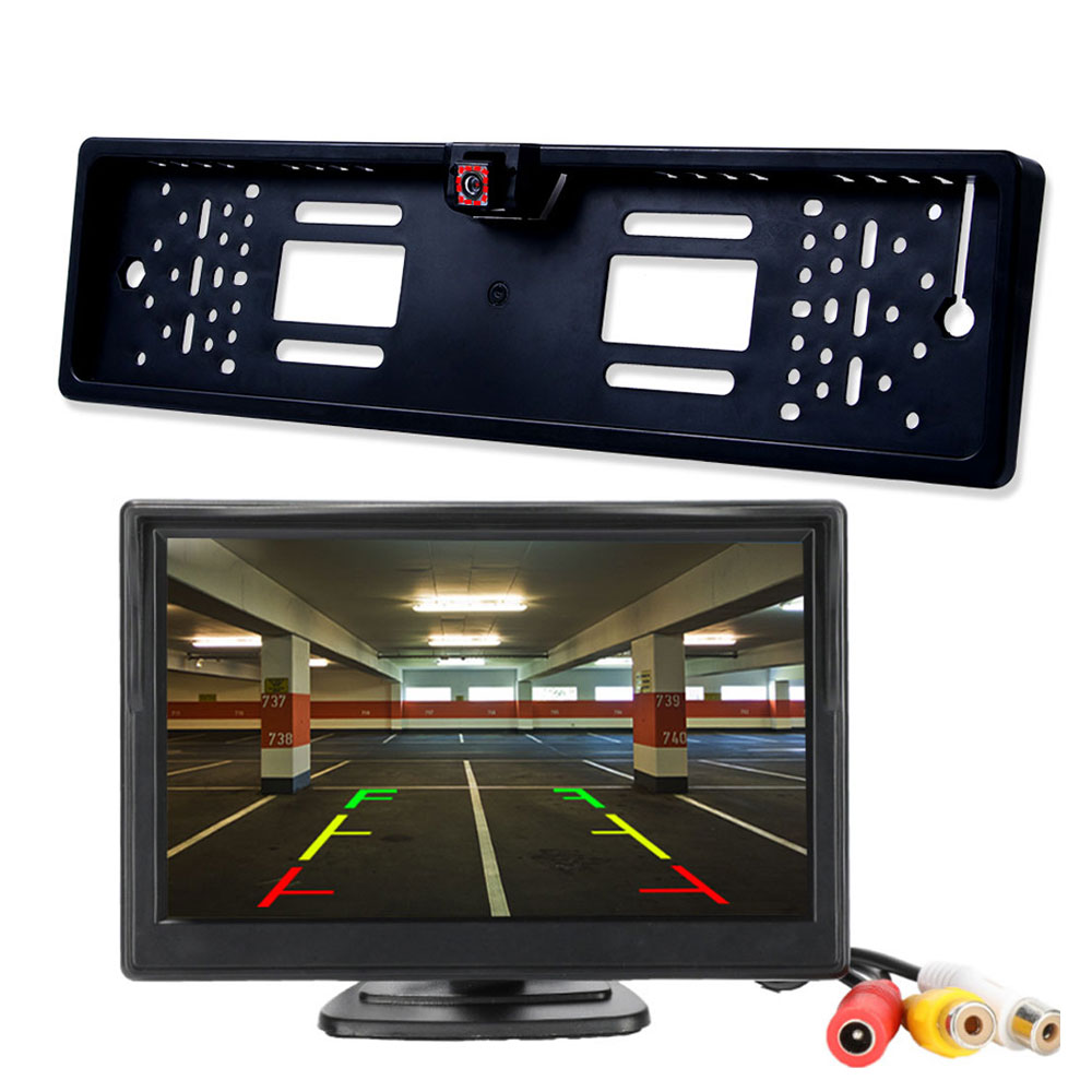 Auto/Truck Monitor 4.3 Inch TFT Lcd-scherm met Auto Omkeren Parking Lijn Achteruitrijcamera Omkeren Veiligheid Monitoren