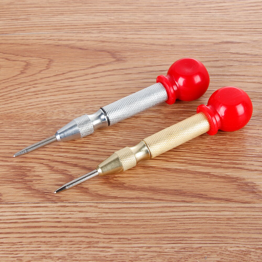 1PC Automatic Center Pin Punch Spring Loaded Window Breaker Screw Dent Marker Marking Starting Holes Hand Tools