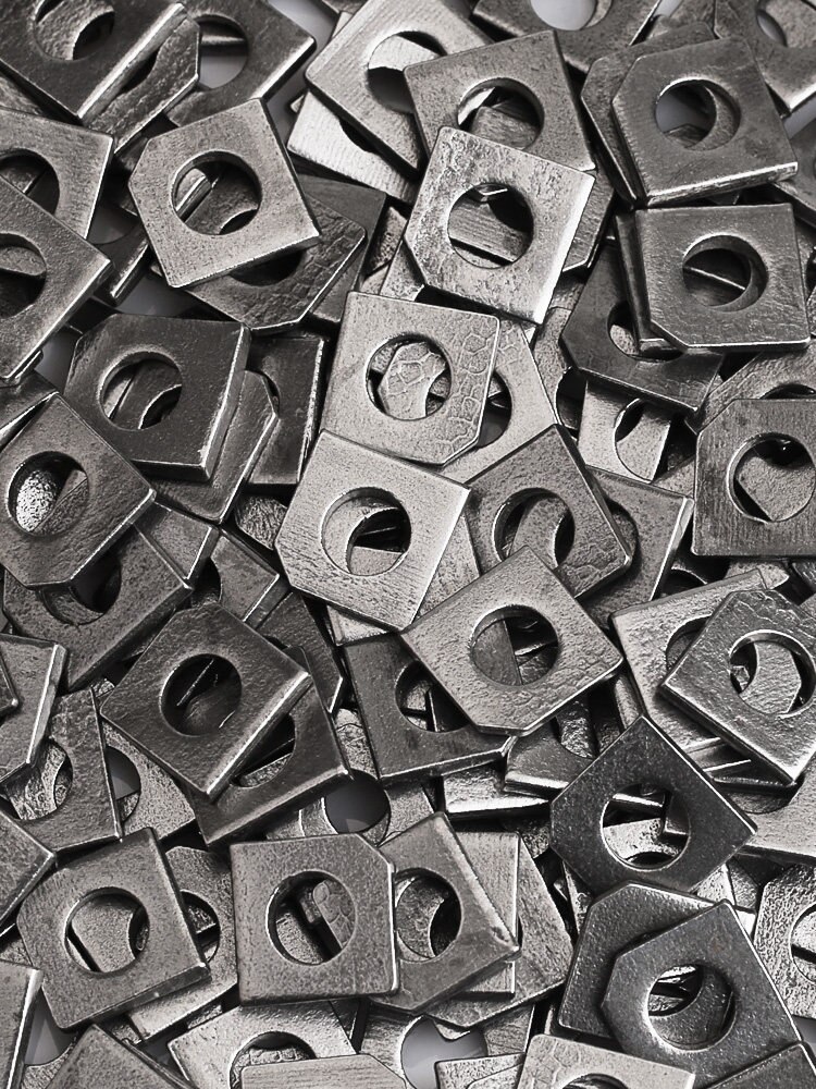 304 Roestvrij Stalen Vierkante Schuine Pakking, I-Staal Platte Pakking, Ontbrekende Hoek Pakking M6-16 (GB853)