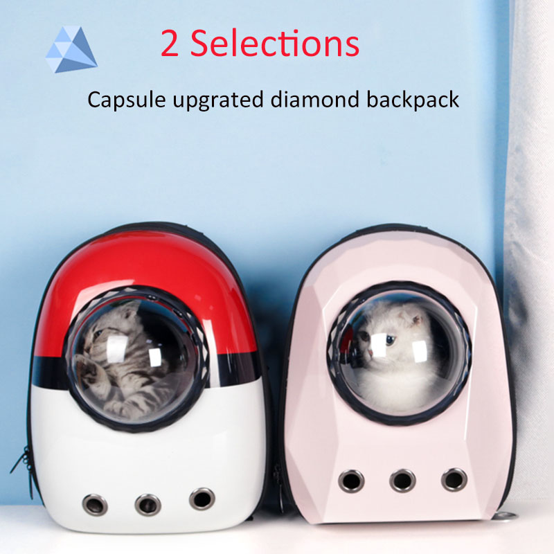 Outdoor Astronaut Bubble Portable Window Cat Travel Bag Breathable Space Capsule Carrier Pet Backpack For Cat Dog