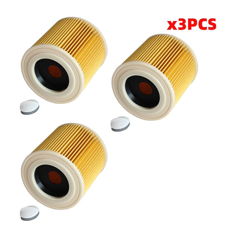Patroonfilter Luchtfilter Vervangt Voor Karcher A2004 A2054 A2204 A2656 Wd2. 250 Wd3. 200 Wd3. 300 Natte/Droge Stofzuiger: Donker Kaki