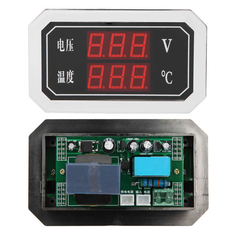 Thermocouple Temperature Tester Double Industrial Digital Display Anti Interference Input AC220V Output AC12V Boilers for