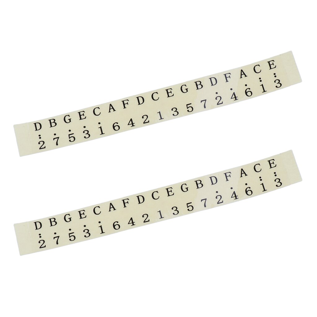 17 Key Kalimba Mbira Musical Scale Key Stickers Kalimba Thumb Piano Finger Percussion Instruments & Gear Access