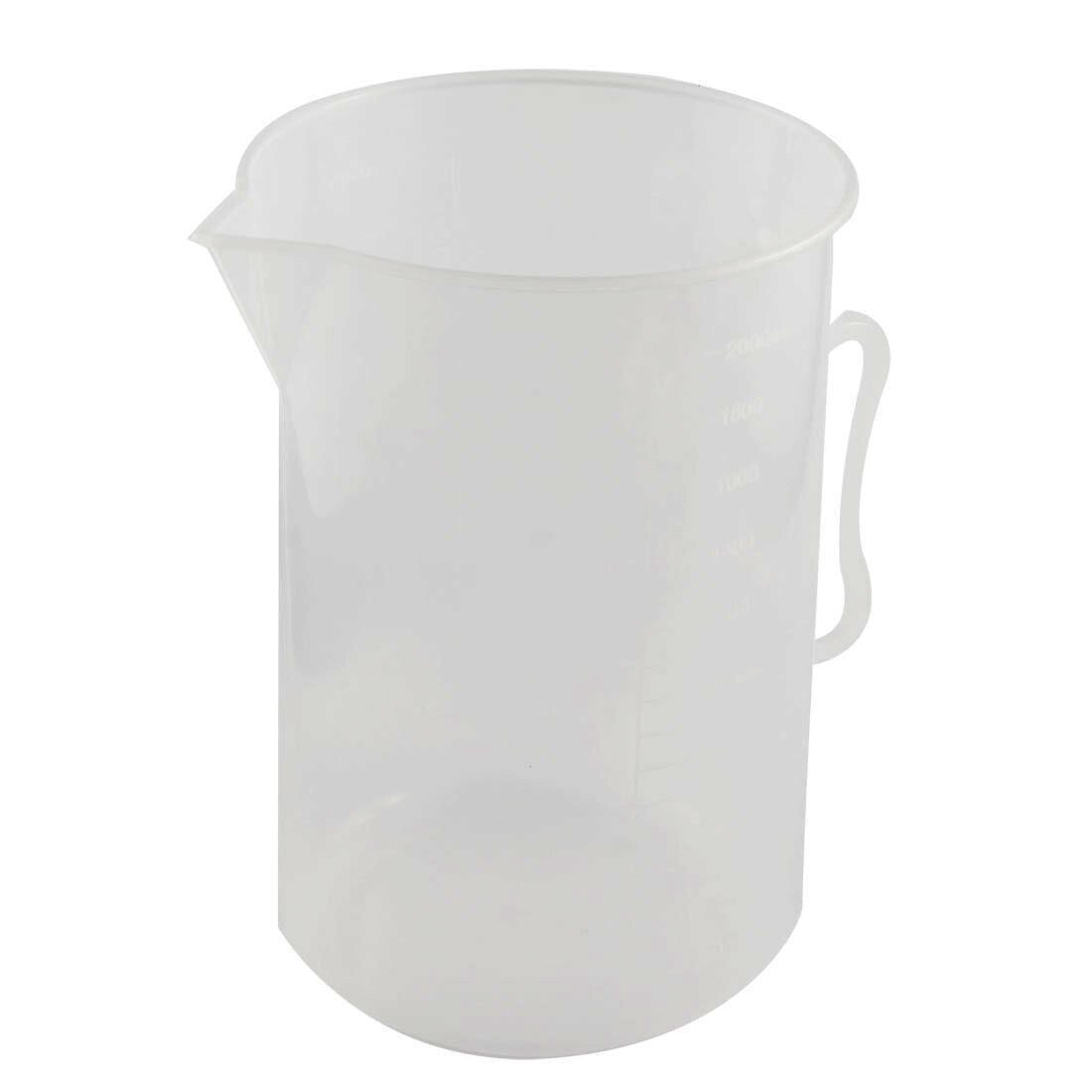 SOSW-Laboratory White Plastic 2000mL MeasuRing Cup Beaker