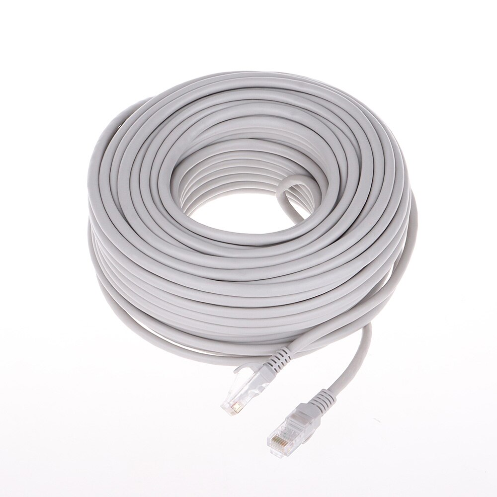 H.view 18m 30m 40m 50m ethernet nettverkskabel  rj45 patch utendørs vanntette kabelledninger for cctv poe ip kamerasystem