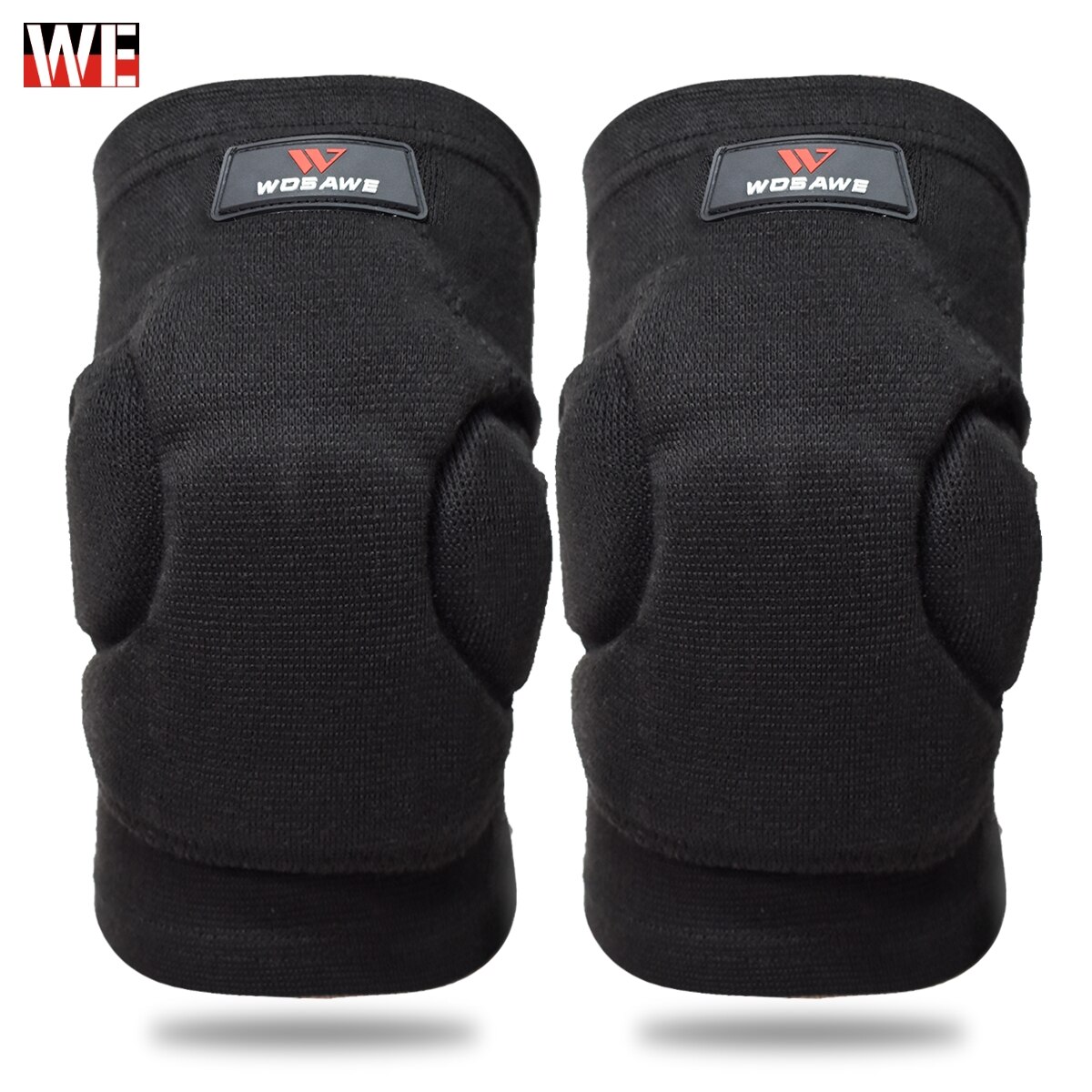 Wosawe motocross skitten sykkel knebeskytter vakt tykkere eva knebeskyttere pustende sport mtb fotball fotball basketball Fitness