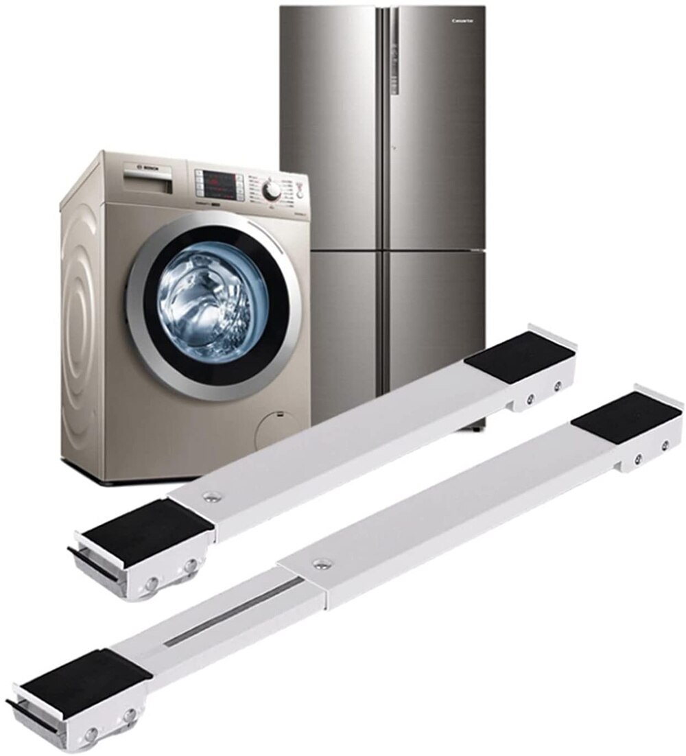 Washing machine base bracket tripod mobile universal wheel drum refrigerator raised anti-collision universal shelf