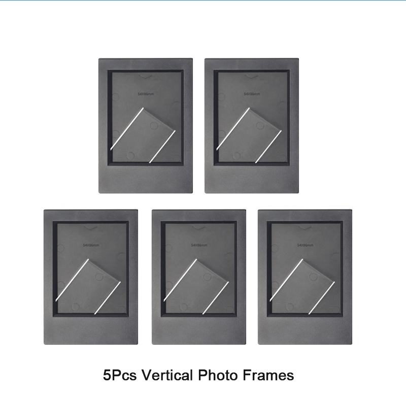 3-- tommers klassisk vertikal fotoramme til fujifilm instax mini 12 film mini link 3/ liplay /11/9/8/40/ evo umiddelbar fotokameraramme: Himmelblå
