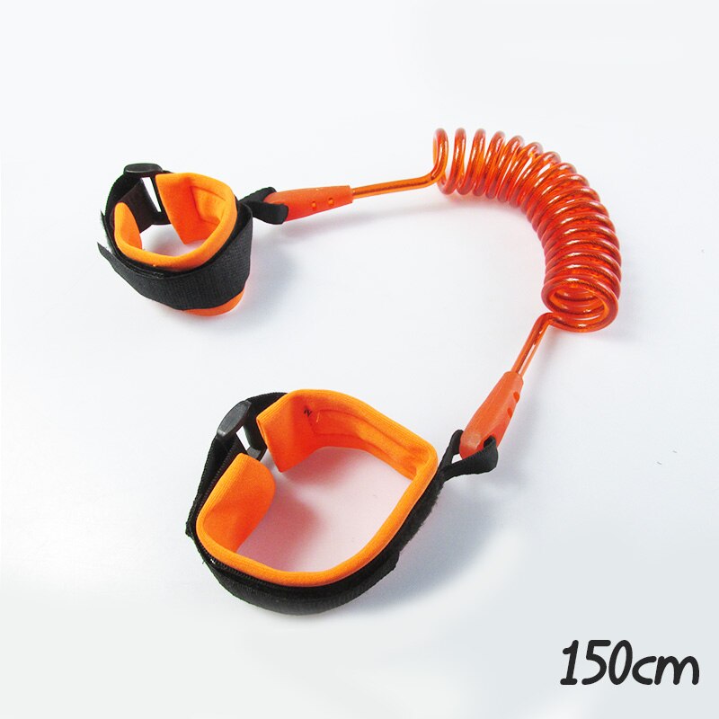 Lasten Toddler Valjaat Turvavyö Ranneke Anti-kadonnut 250cm/200cm/150cm Puuvilla: 150cm oranssi