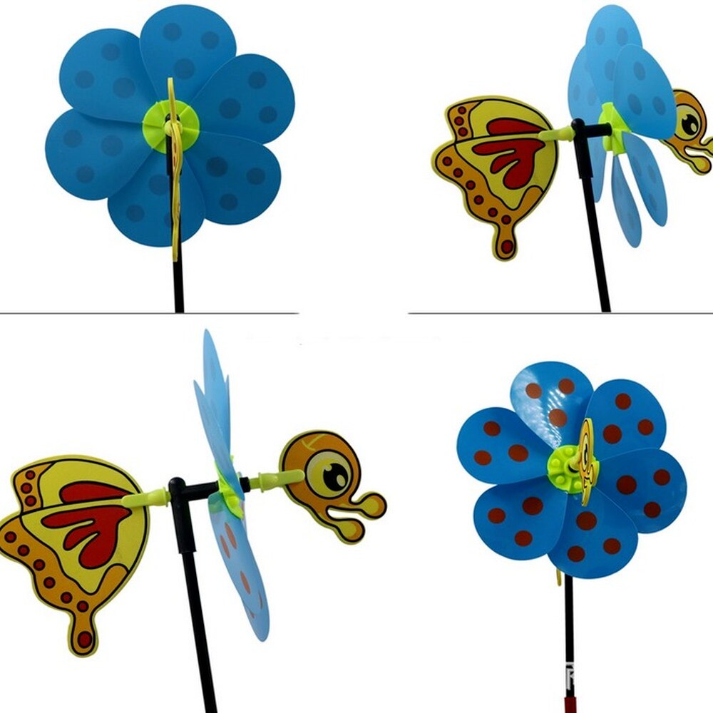 1Pc Kleurrijke 3D Leuke Handgemaakte Baby Insect Decoratie Wind Spinner Windmolen Speelgoed Voor Tuin Yard Outdoor Klassieke Speelgoed Kids