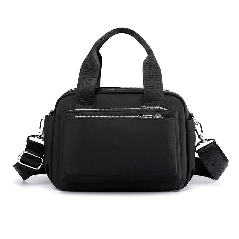 Vrouwen Handtassen Grote Capaciteit Schoudertas Waterdichte Duurzaam Nylon Handtas Vrouwelijke Dagelijkse Crossbody Tassen Bolsa Sac A Main: Black