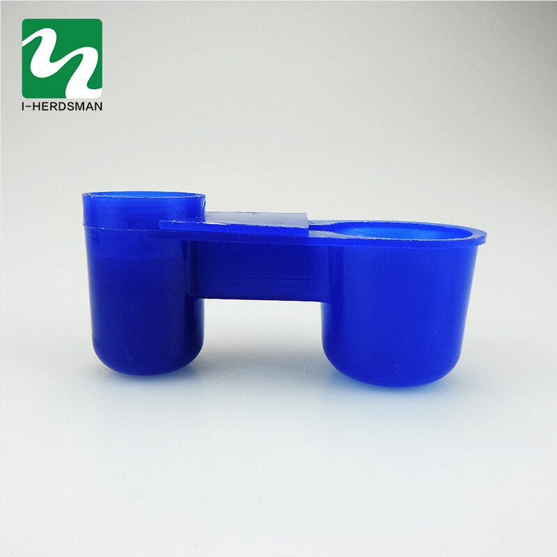 50 Set plastic Blue Drinking cup Bird feeding trough Water bowl Products Bird equipment Bird Cage Accessories