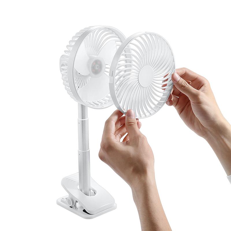 1 Set Clip Op Fan Fine Chic Veilig Mooi Multifunctionele Ventilator Zomer