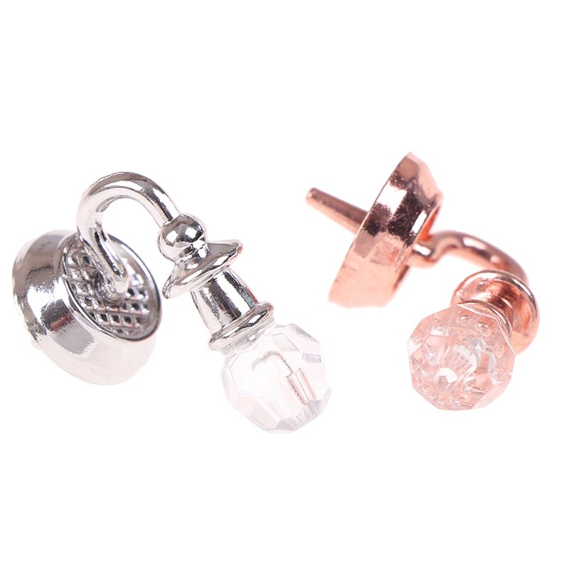 1Pair 1:12 Dollhouse Miniature Wall Light Lamp Model Decoration Accessories Toys