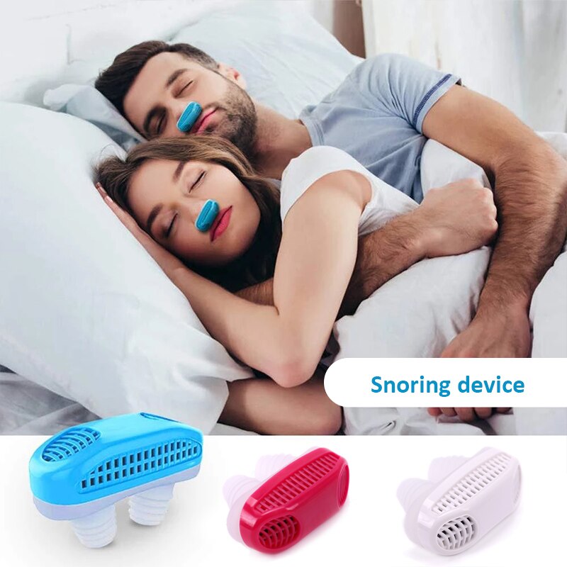 Dilatadores nasales antirronquidos de silicona, Clip Nasal antirronquidos, bandeja para dormir, ayuda para dormir, protector de Apnea, dispositivo nocturno