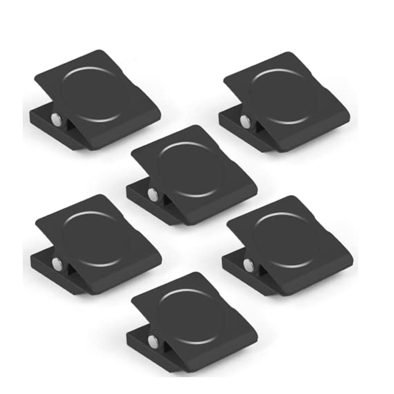 Kühlschrank-Magnetklammern, robuste Kühlschrankmagnete, Clips für Whiteboard, mehrfarbige magnetische Klemme aus Metall: YELLOW