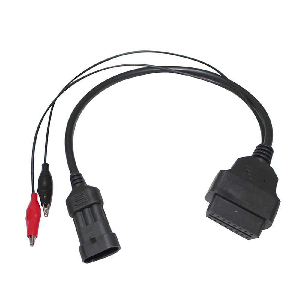 Cable adaptador OBD2 de 3 pines a 16 Pines, conector de diagnóstico para Fiat Alfa Lancia