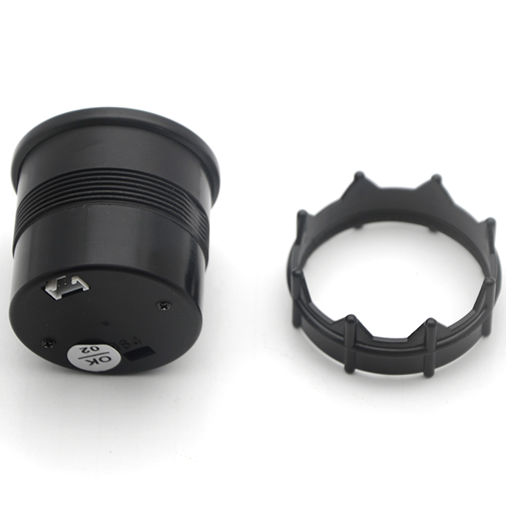 2 "52Mm 7 Kleuren Led Dual Display Boost/Water/Olie Temp/Olie Druk/Volt/Air Fuel Ratio/Egt/Toerenteller Auto Gauge + Gauge Pods